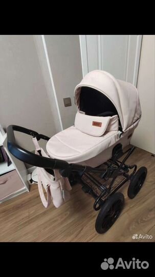 Коляска 2 в 1 riko basic Aicon Pastel prestige 01