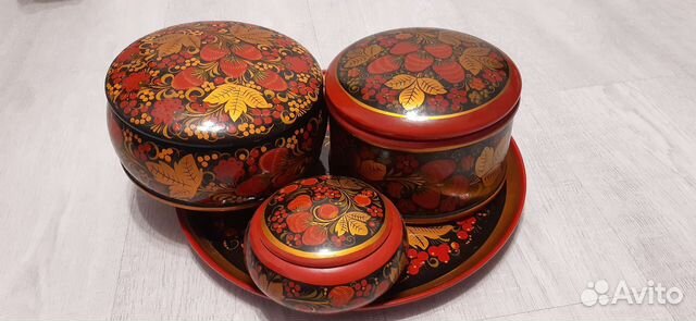 Деревянная посуда хохлома