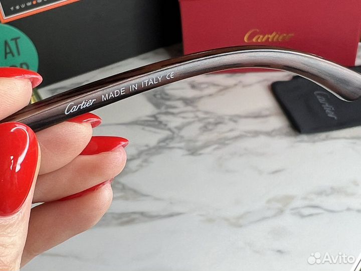 Мужские очки Cartier солнцезащитные