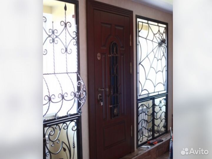 Стальная дверь с мдф и порошковым покрытием