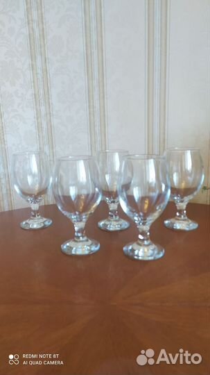 Хрустальные рюмки на ножке СССР