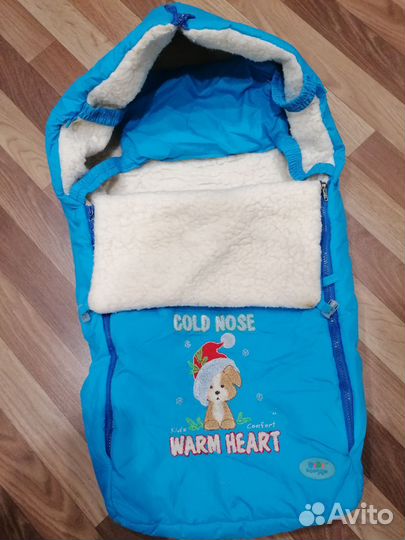 Зимний конверт в коляску, санки