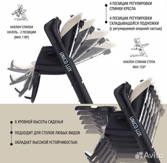 Стульчик для кормления 3в1