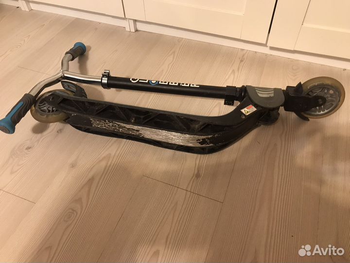 Самокат globber Foldable Flow 125, голубой