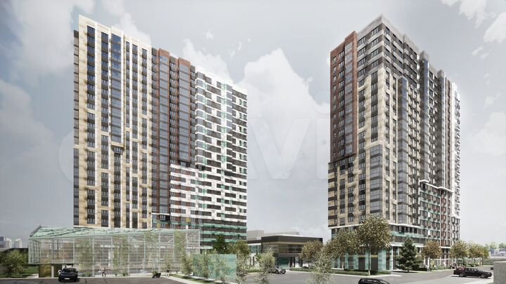 2-к. квартира, 40 м², 12/25 эт.