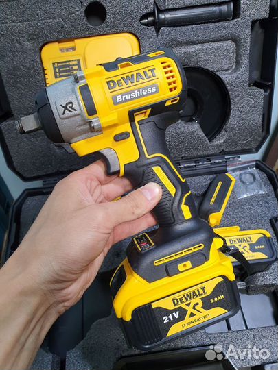 Аккумуляторный набор болгарка и гайковерт dewalt