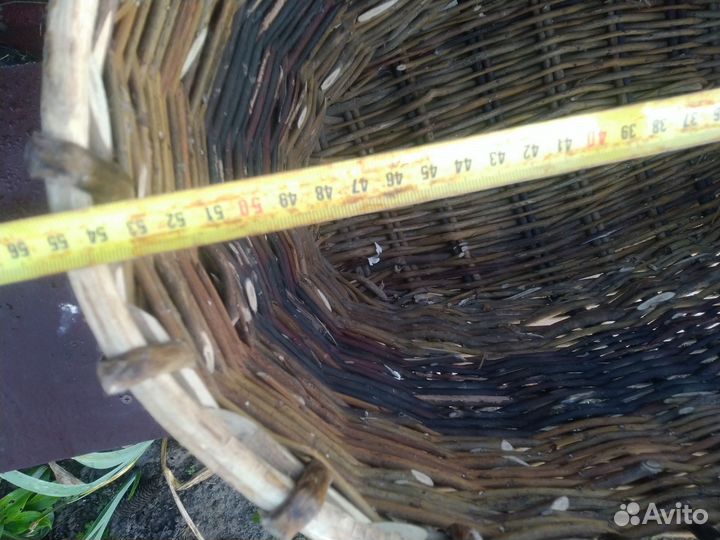 Корзина плетеная большая