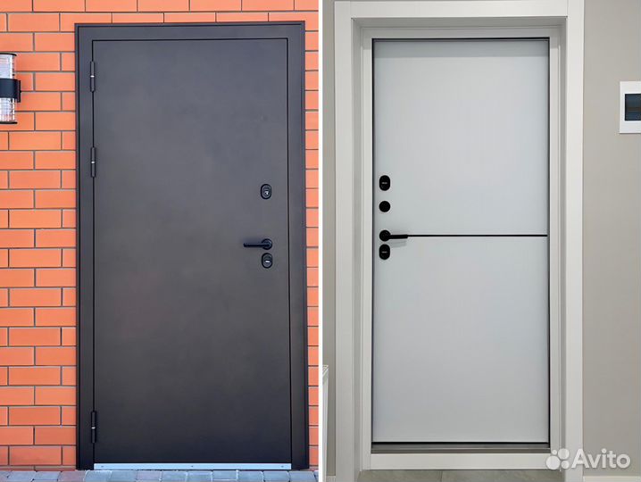 Входная дверь металлическая и мдф