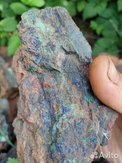 Азурит, малахит,заринит