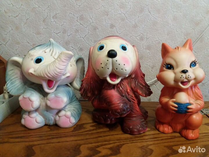 Резиновые и др. игрушки СССР