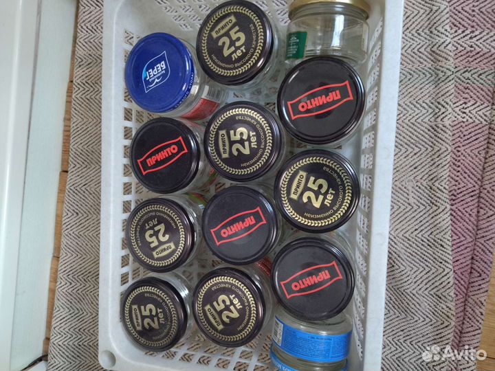 Отдам стеклянные банки 0, 5 л