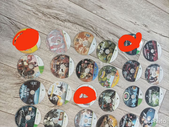 Диски на Xbox 360 прошитый