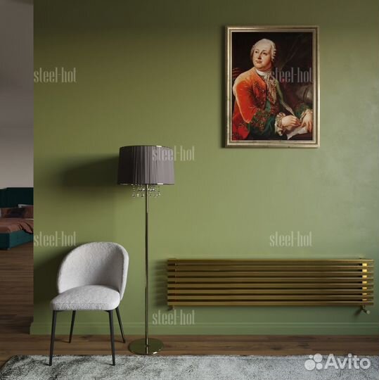 Дизайнерский радиатор отопления Steel