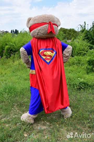 Супер Мишка Тедди Ростовая Кукла Курьер