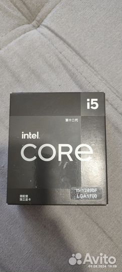 Процессор Intel core i5-12490f