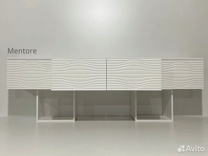 Тумба тв Bravo в белом цвете (конструктор)