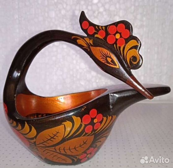 Солонка Хохлома СССР