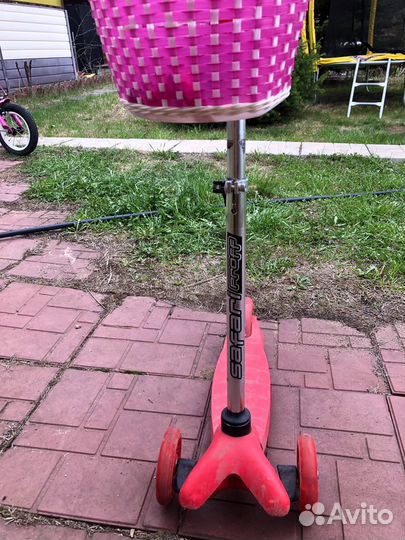 Самокат детский трехколесный бу