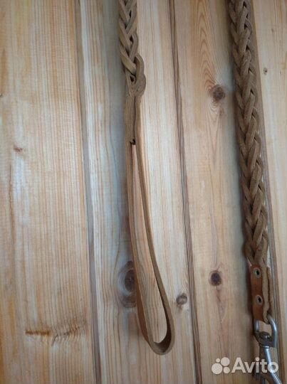 Поводок для собак кожаный