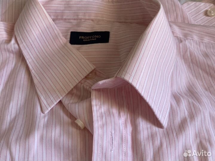 Рубашка мужская 52-54 хлопок Италия