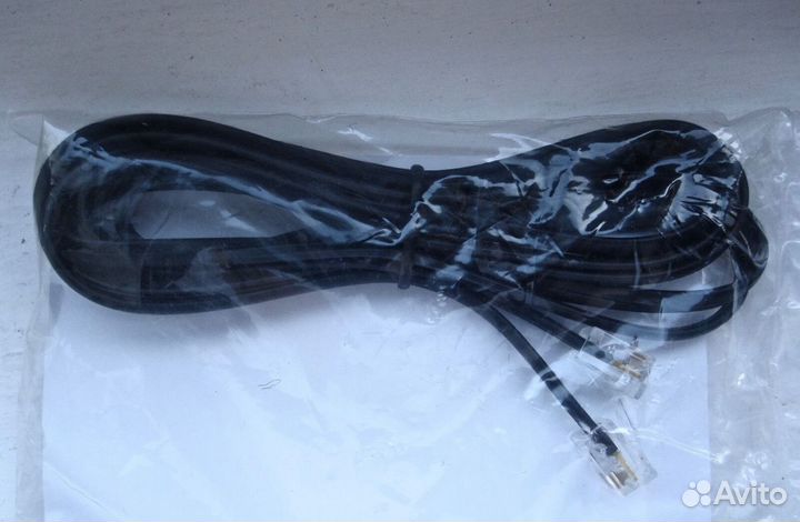 Подлинный модемный кабель Dell RJ11 черный DPN 082