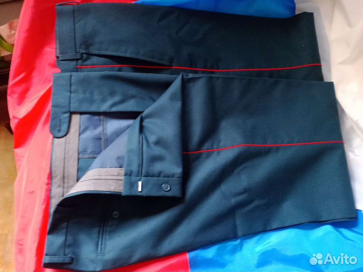 Брюки парадные морской волны