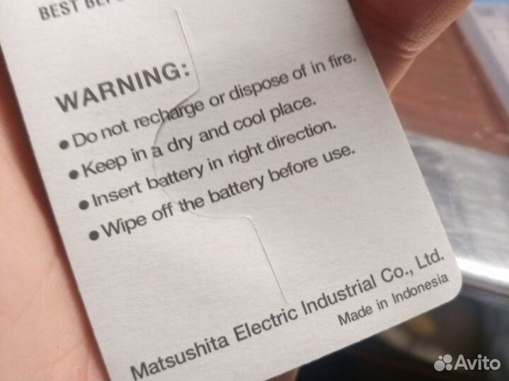 Panasonic CR2412 3V в ключ Lexus и т.д