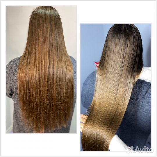 Кератиновое выпрямление / ботокс волос