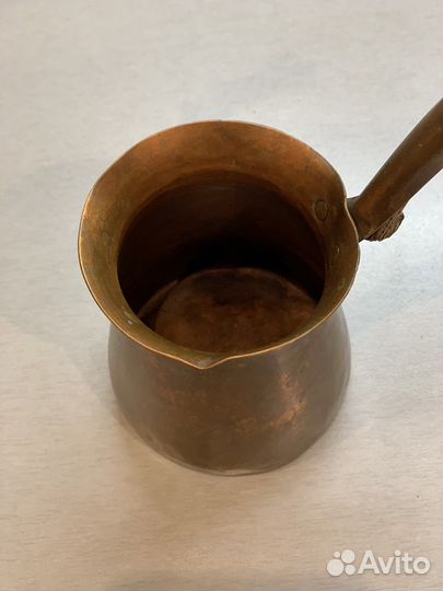 Турка медная старинная