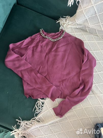 Кофта женская кроп топ