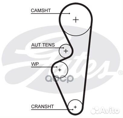 Ремень грм 5670XS Gates