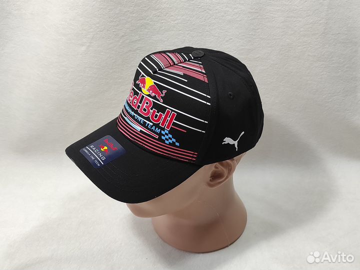 Кепка бейсболка Red Bull Formula 1 № 33 и полоски