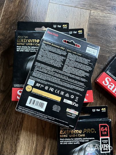 Sandisk extreme pro 64gb sdxc карта памяти