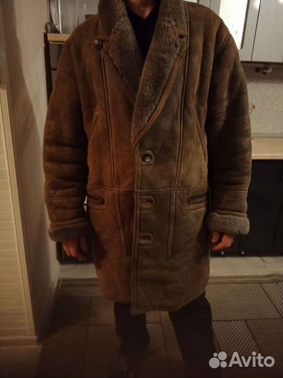 Дубленка мужская бу