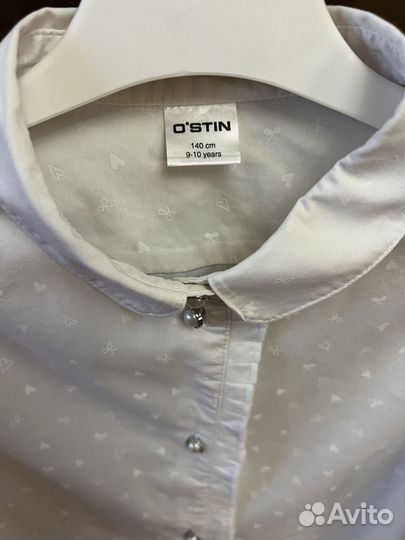 Продам школьная блузка рост 140 см
