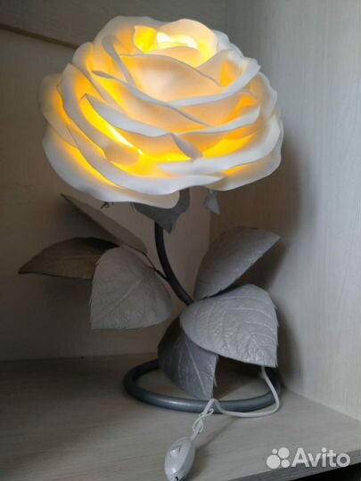 Роза-светильник для уюта вашего дома