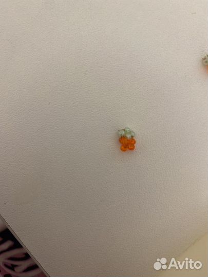 Мандаринки из бисера