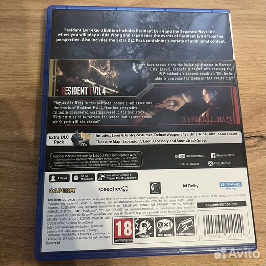 Resident evil 4 remake gold edition ps5 диск