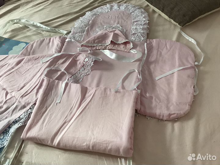 Конвертик на выписку девочка