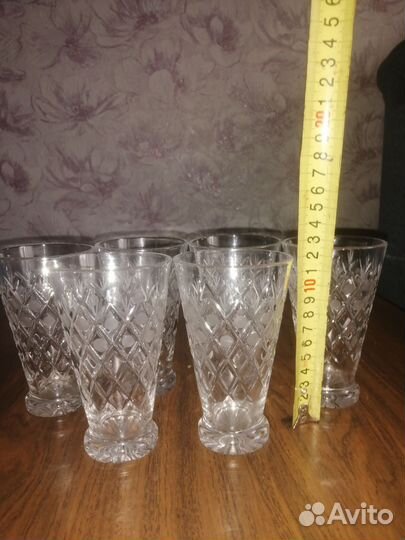 Хрустальные рюмки на ножке СССР