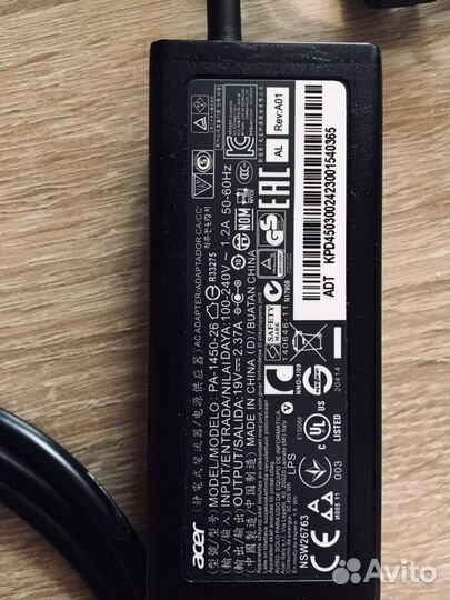 Блок питания для ноутбука acer PA-1450-26