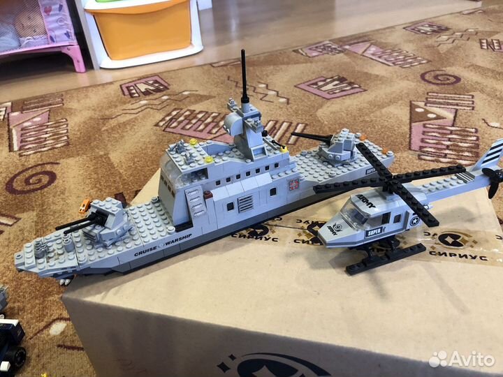Корабль линкор лего