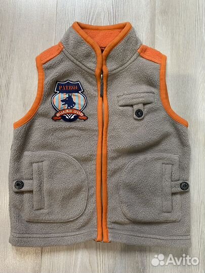 Рубашка, брючки, жилет 92