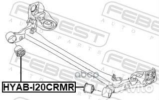 Сайлентблок задней балки hyundai i20/KIA Picanto
