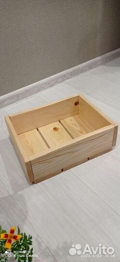 Ящички для бытовых нужд, сосна