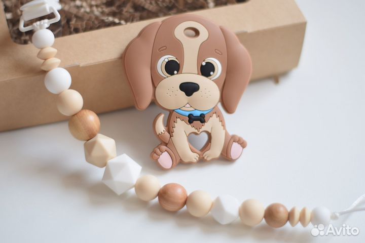 Держатель для пустышки, грызунок