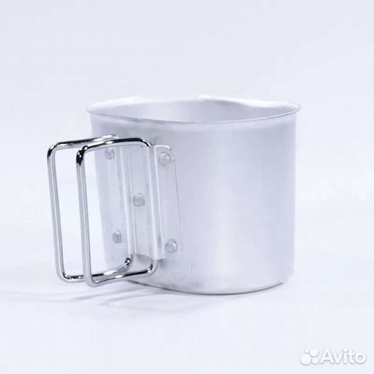 Фляжка армейская с котелком + чехол