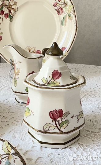 Чайная пара, молочник Villeroy&Boch Portobello