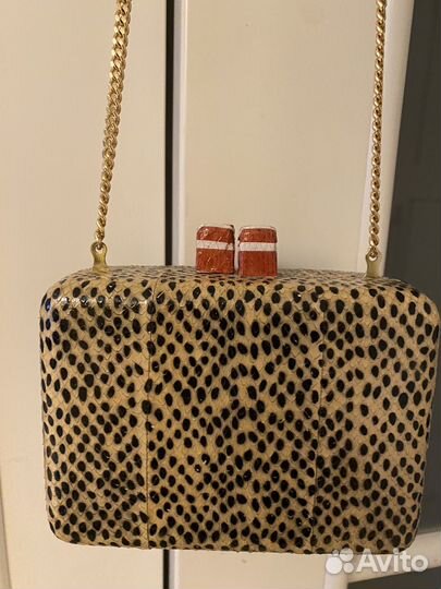 Сумочка hoss из натуральной змеиной кожи