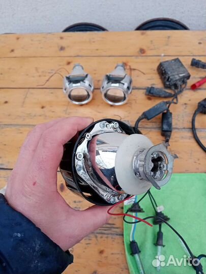 Линзы с ксеноном и блоками розжига